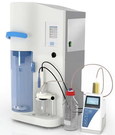 Velp UDK149 Kjeldahl distillation unit with external titrator