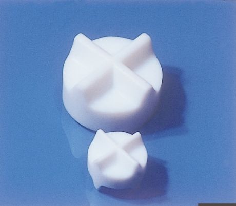 Magnetic stirring bar, double crosshead, with Teflon coating