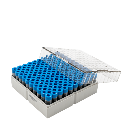100 position cryotube holder