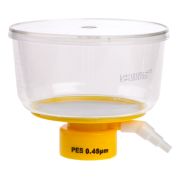 Filter for bottle tops, 500 ml, PES filter 0.45µm, 90mm diameter, sterile, individually wrapped, 24 pcs / pack