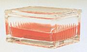 Staining dish according to Schieferdecker, with glass cover, 10 places