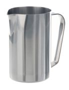 Mérőpohár, füllel, kiöntővel, 2000 ml (hengeres-forma), Ø125x170 mm, beosztás 100 ml-enként