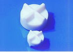 PTFE Stirrer Bar, Double Crosshead, 13 x 17mm