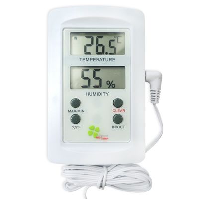 Digital two-channel thermometer and humidity/thermometer