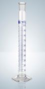 Rázóhenger üvegtalppal, üveg dugóval, 2.000 ml, A jelű