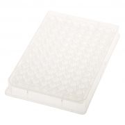 96-well deep well plate, untreated, 0.4 ml, PP, square hole, V-bottom, 50 pcs/pack