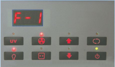 Controller of the cabinet wiht activated carbon