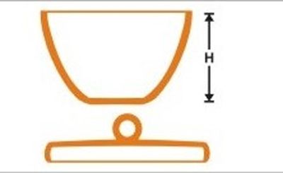 Swelling number crucible with separate lid