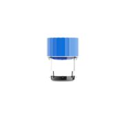 XLX500 500 µl (tissue) cryotube with external thread, bottom 2D code, side HR code, blue cap, sterile, bulk, 2400 pc / case