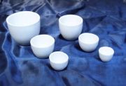Izzítótégely, mázas, d: 30 mm,  8 ml