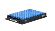 SX260 260 µl cryotube with external thread, bottom 2D code, side HR code, blue cap, sterile, automation-friendly rack with left-side code, 96 pc x 50 rack / case