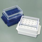IsoFreeze reversible racks with lid, blue