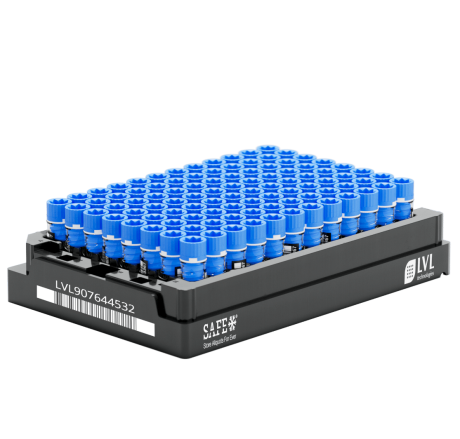 MI500 tubes in rack