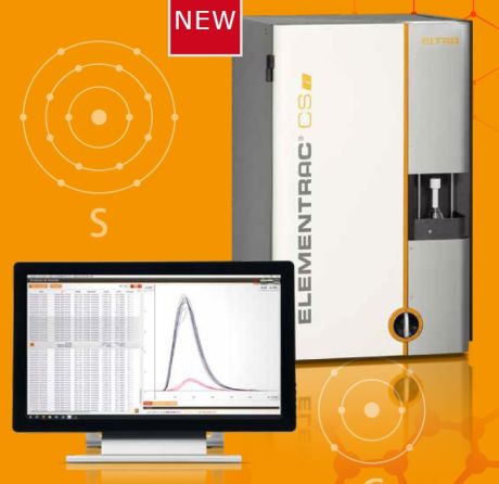 ELEMENTRAC CS-i, carbon-sulfur analyzer with monitor