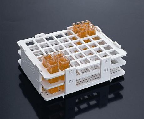 Cuvette rack, white