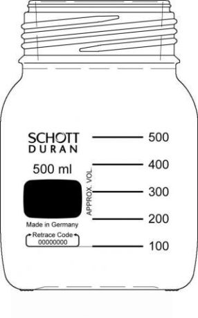 Laboratóriumi üveg, GLS80