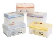 Optifit pipette tips 0.5-200 µl, in rack, NOT sterile, 10 racks/box