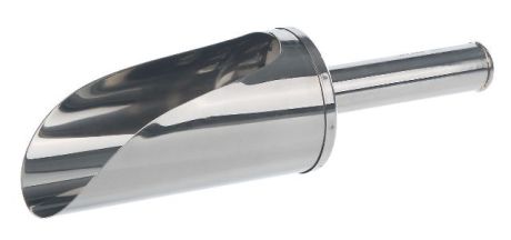 Measuring spoon with rounded bottom