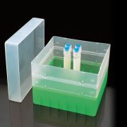 Rack for test tubes, 7x7, green