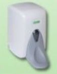 Dispenser for liquid soap, 500 ml, can be operated with an elbow
