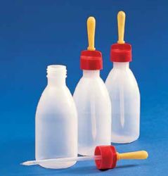 Dropper bottle with silicon pipette