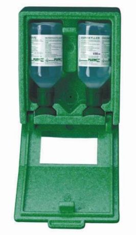 fali doboz tükörrel, 2 db 500 ml-es palackkal