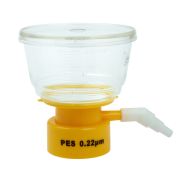 Filter for bottle tops, 150 ml, PES filter 0.22µm, 50mm diameter, sterile, individually wrapped, 24 pcs / pack