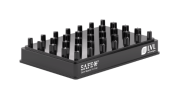 SBS 24 csavaros kupakokhoz rack, kupak átmérő: 17,8 mm, aszeptikus, 10 db / doboz