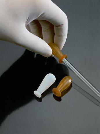 Latex és szilikon pipettalabda pasteur pipettához