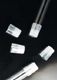 Vented caps for glass test tubes for autoclaving