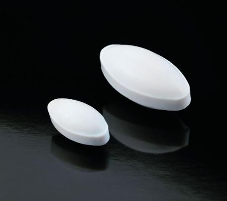 Oval magnetic stirring bar with Teflon coating