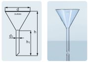 Funnel with short stem, d: 300 mm