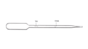 Pasteur pipette, PFAS free, 1/5 ml, individually wrapped, 5000 pcs/pack