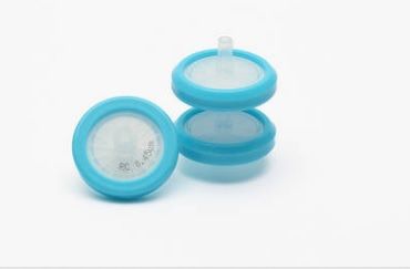 Regenerated cellulose syringe filter