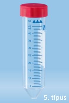 Centrifuge tube with screw cap Falcon form type 5