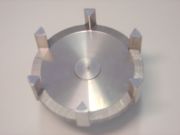 6 fogú rotor a ZM 200 / ZM 300 darálóba, anyaga: rozsdamentes acél