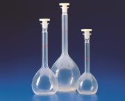 Volumetric flask with stopper, TPX, 50 ml