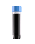 XLX2000 2 ml cryotube with external thread, bottom 2D code, TLM compatible, blue cap, sterile, bulk, 480 pc / case
