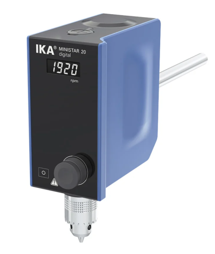 IKA MINISTAR control and IKA MINISTAR digital overhead stirrers