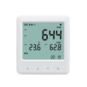 ZTX-C100 CO2, páratartalom és hőmérséklet adatgyűjtő nagyméretű kijelzővel (0…10000) ppm, (-30…+65) °C, (0…100) %RH