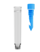 LI1000 1 ml (tissue) cryotube with internal thread, bottom 2D code, blue cap, sterile, bulk 4800 pc / case