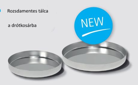 Tálca a drótkosárba