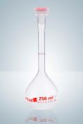 Mérőlombik dugóval, PMP (TPX), 10 ml, A jelű NS 10/19