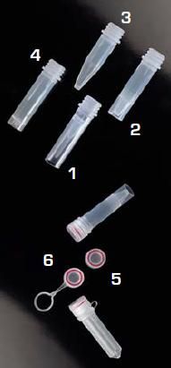 Threaded microtube, skirted or non skirted version