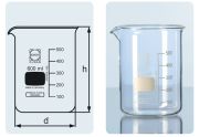 Beaker, low form, with spout, 800 ml