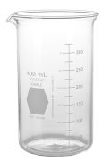 Beaker, Tall Form, with graduation and spout, 400 ml