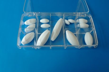 Magnetic stirring bar set, 13 pcs oval