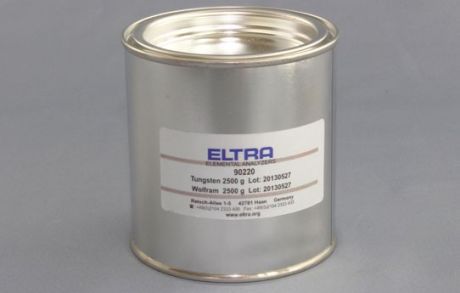 Tungsten shavings, 2.5 kg, code: 31.90220