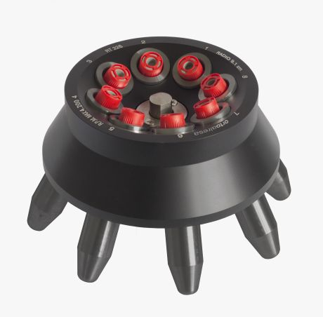 Rotor and adapter for the UNICEN 21 centrifuge