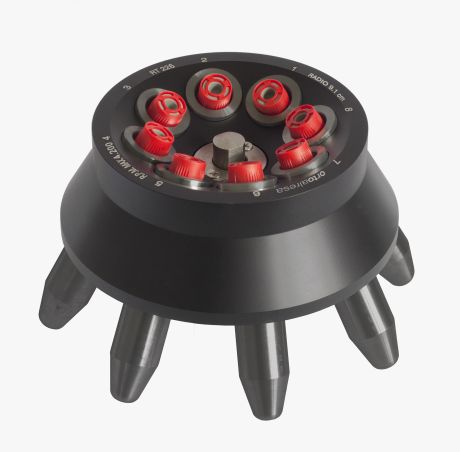 Rotor és adapter az UNICEN 21 centrifugába